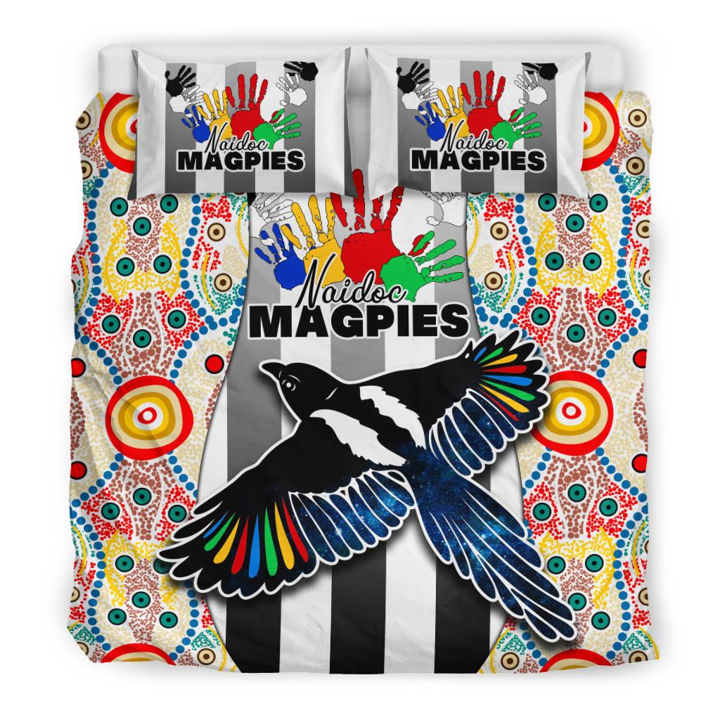 magpies-naidoc-week-bedding-set-collingwood-modern-style