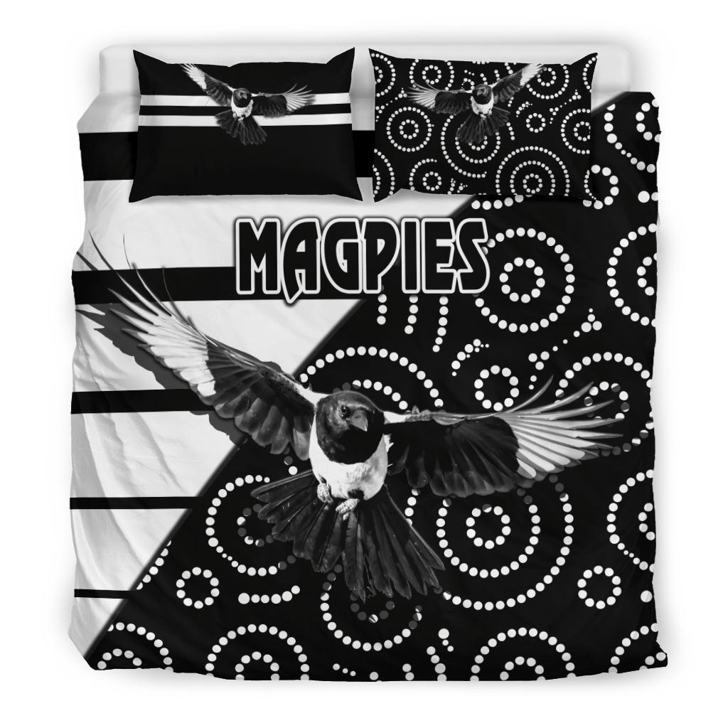 western-suburbs-magpies-bedding-set-simple-indigenous