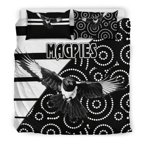 western-suburbs-magpies-bedding-set-simple-indigenous