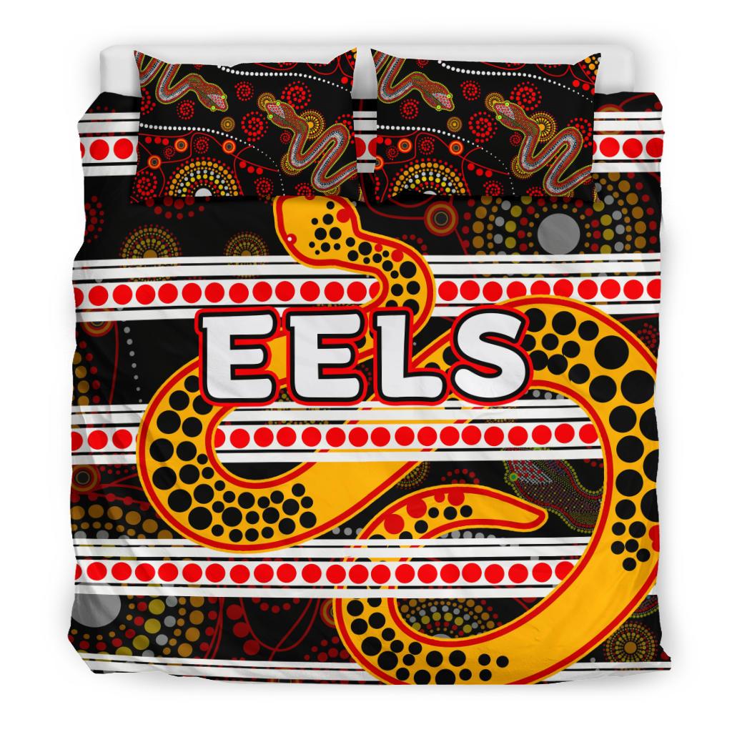 parramatta-eels-bedding-set-tribal-style-black