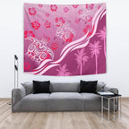 pink-turtle-hibiscus-tapestry