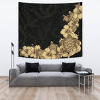 hibiscus-plumeria-golden-turtle-tapestry