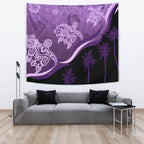 purple-turtle-hibiscus-tapestry