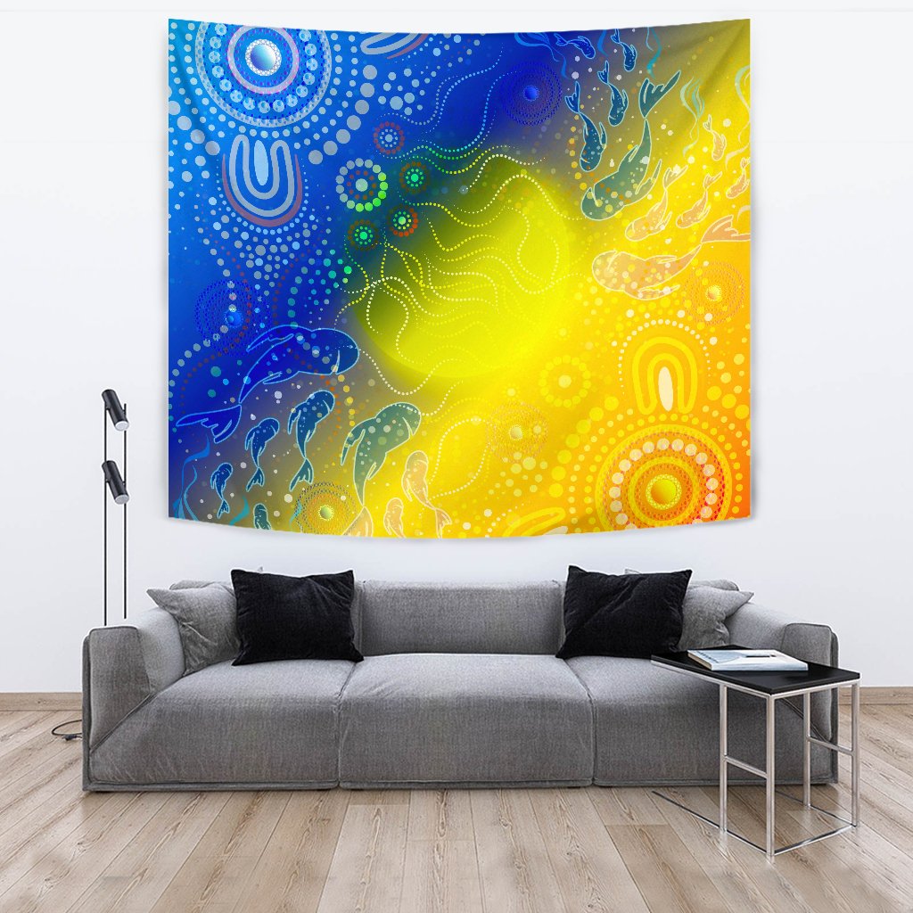aboriginal-tapestry-indigenous-fishing