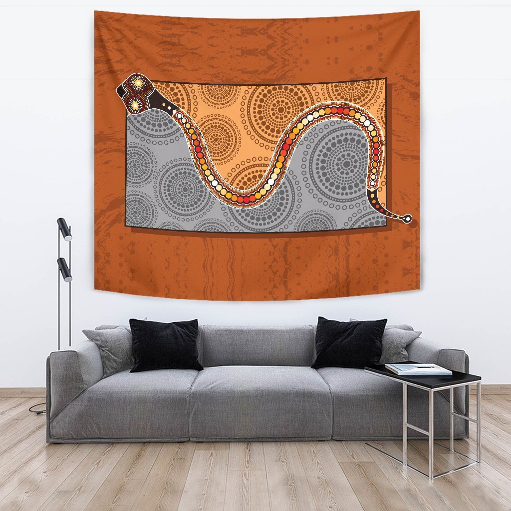 aboriginal-tapestry-indigenous-snake