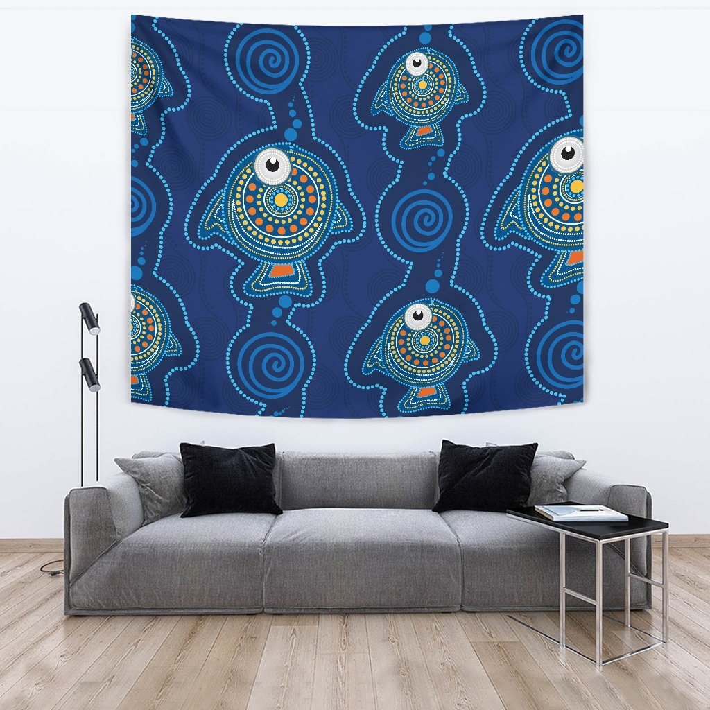 aboriginal-tapestry-indigenous-turtle-patterns