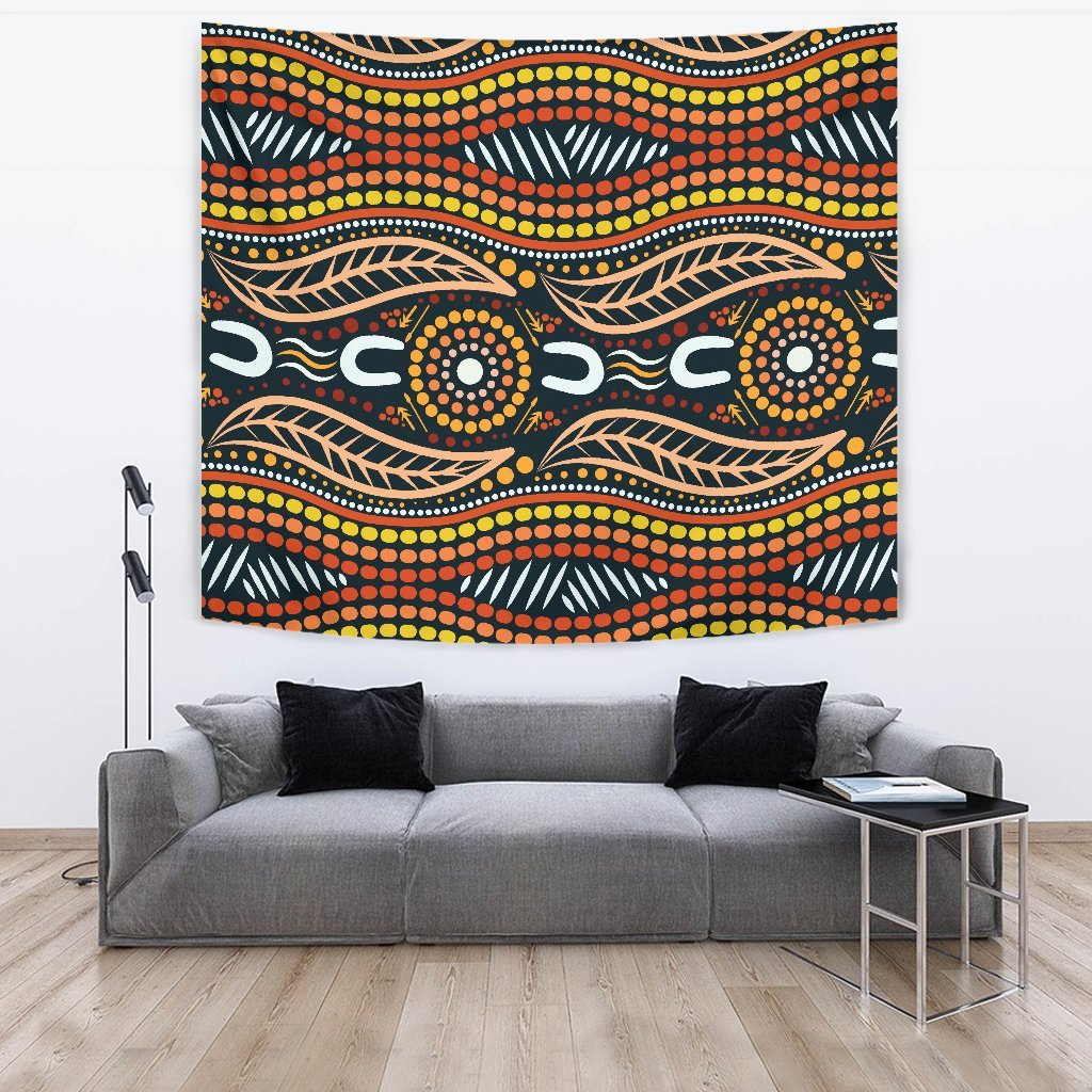 aboriginal-tapestry-indigenous-dot-painting