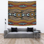 aboriginal-tapestry-indigenous-dot-painting