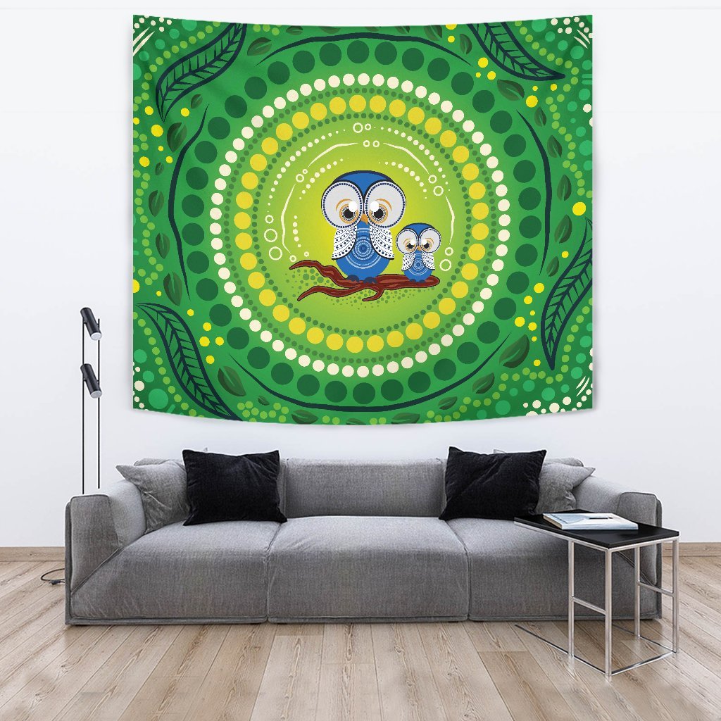 aboriginal-tapestry-indigenous-owl