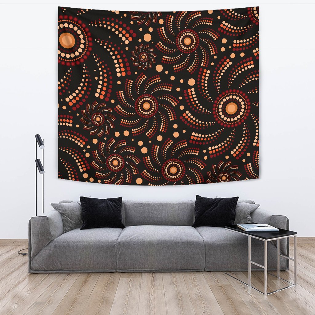 aboriginal-tapestry-aboriginal-circle-dot-painting-patterns