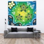 aboriginal-tapestry-indigenous-green-turtle