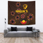 hawthorn-tapestry-hawks-indigenous-brown