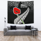 anzac-australia-and-new-zealand-tapestry-poppy-fern-lest-we-forget