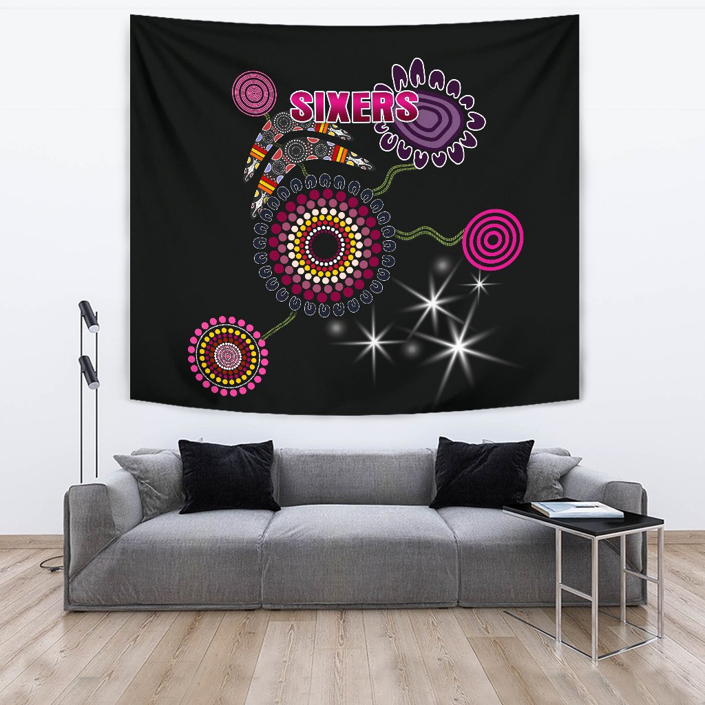 sydney-tapestry-sixers-indigenous-black