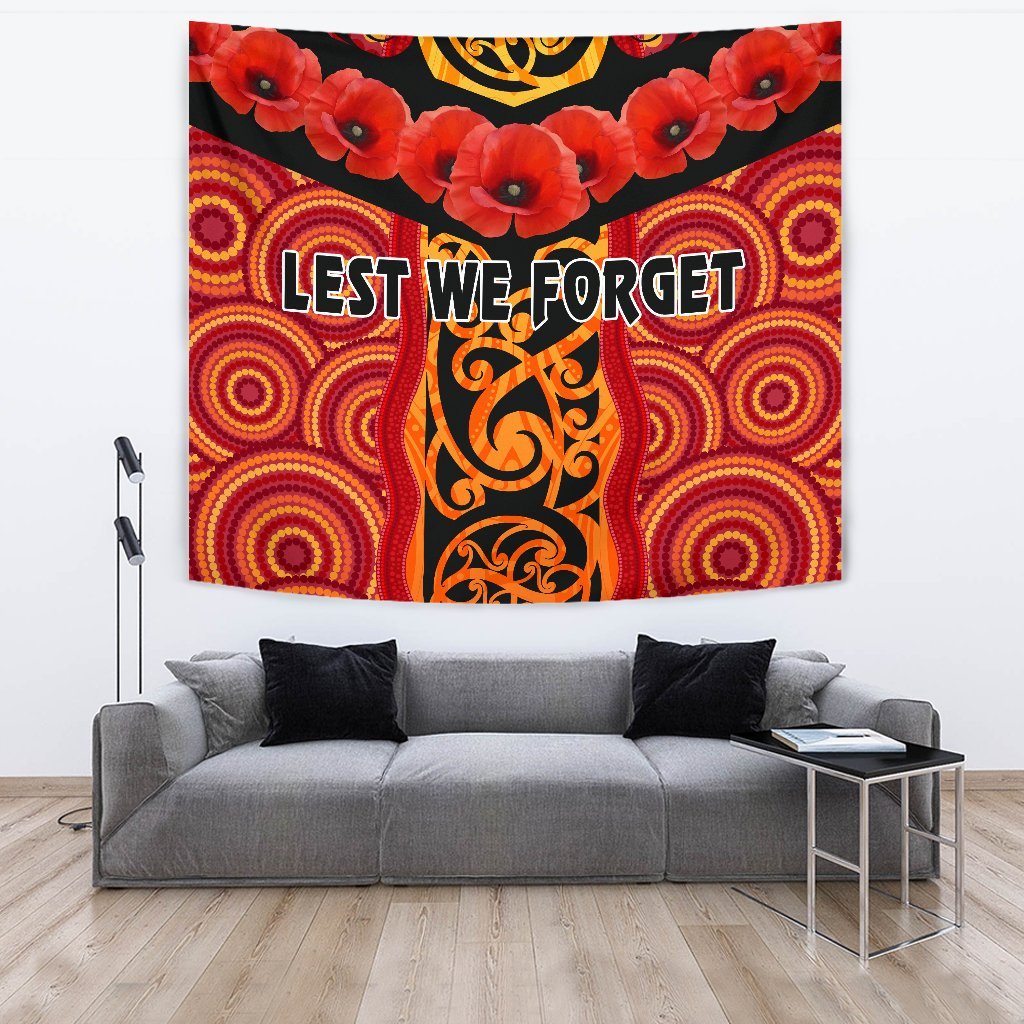 anzac-lest-we-forget-poppy-tapestry-new-zealand-maori-silver-fern-australia-aboriginal