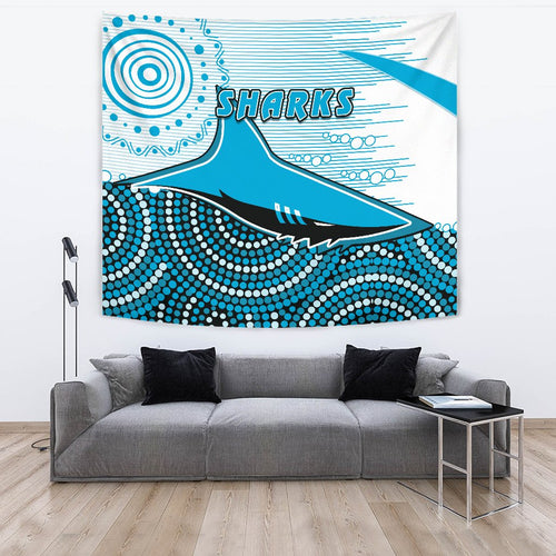 sharks-tapestry-cronulla-indigenous-unique