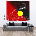 customaboriginal-tapestry-two-indigenous-lizard
