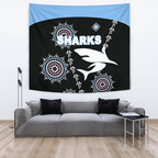 cronulla-tapestry-sharks-simple-indigenous-black
