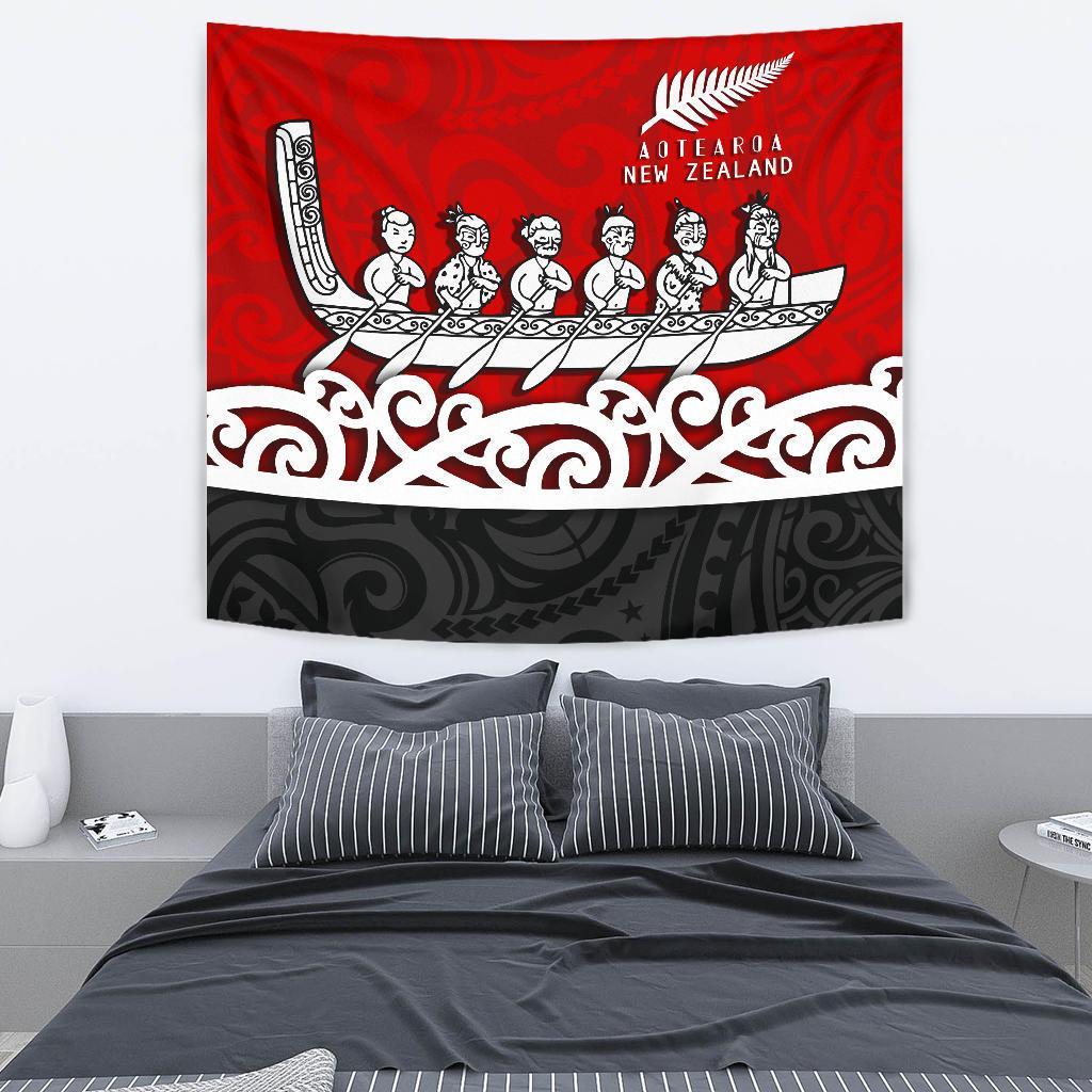 new-zealand-tapestry-maori-waka