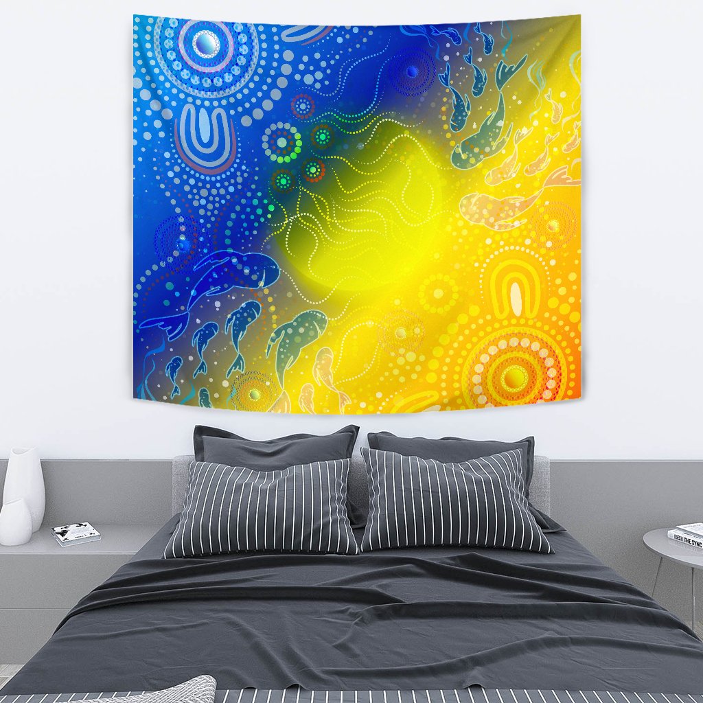 aboriginal-tapestry-indigenous-fishing