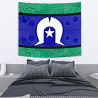 aboriginal-tapestry-torres-strait-islands-flag-with-aboriginal-patterns
