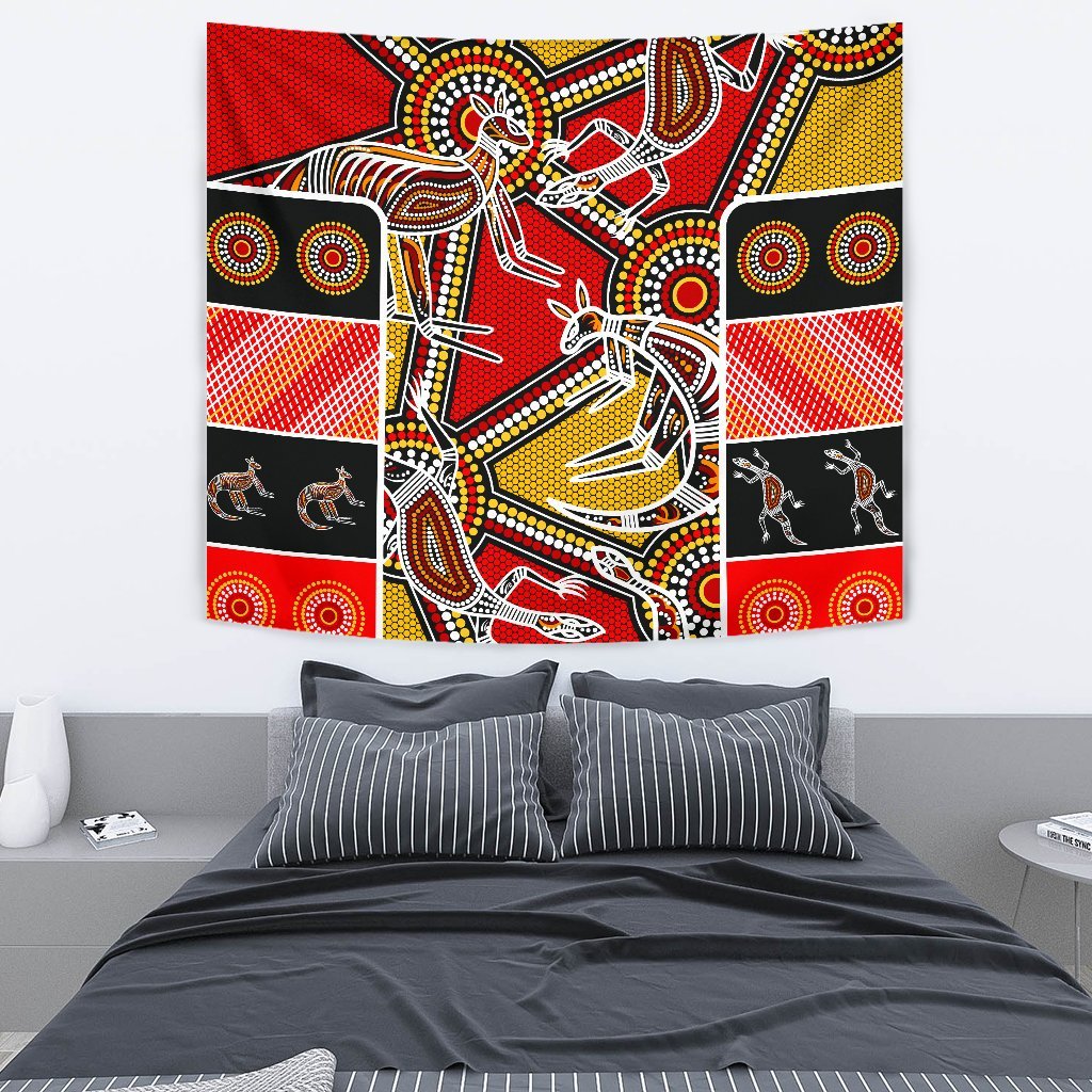 aboriginal-tapestry-kangaroo-dot-painting-patterns