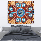 aboriginal-tapestry-indigenous-circle-dot-painting-ver02