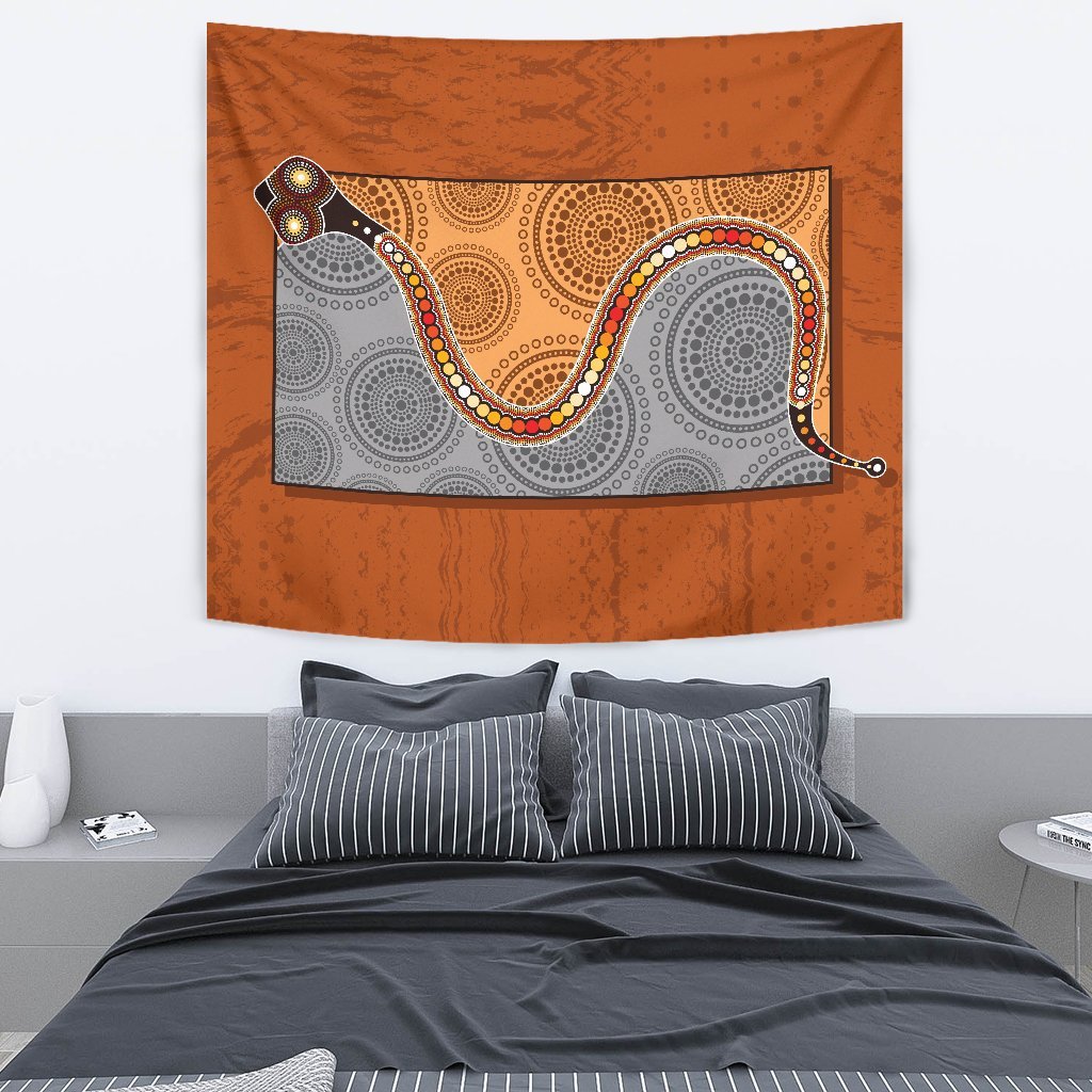 aboriginal-tapestry-indigenous-snake
