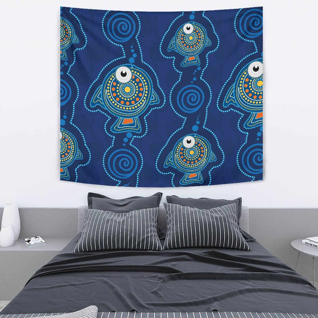 aboriginal-tapestry-indigenous-turtle-patterns