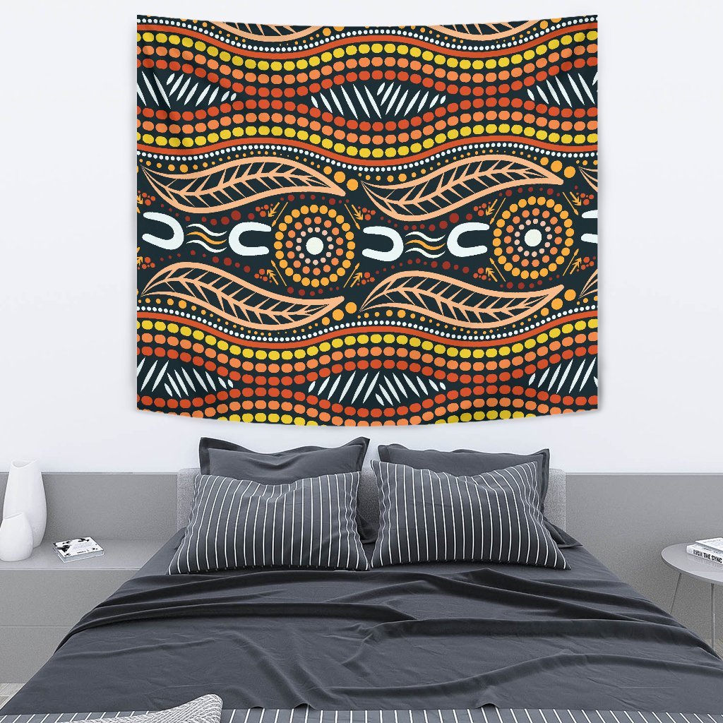 aboriginal-tapestry-indigenous-dot-painting