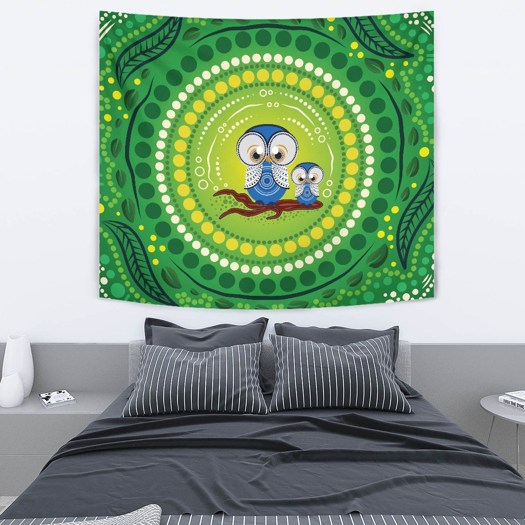 aboriginal-tapestry-indigenous-owl
