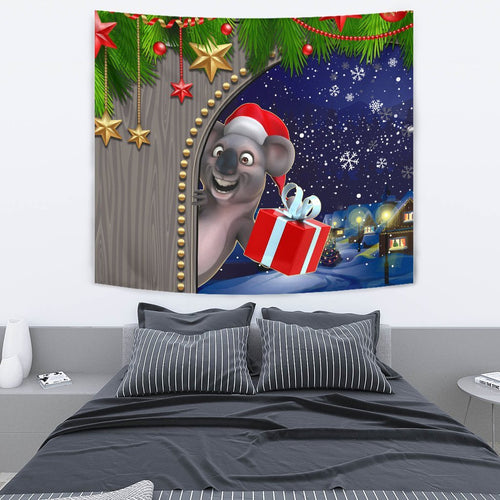 christmas-christmas-tapestry-funny-koala-christmas