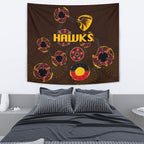 hawthorn-tapestry-hawks-indigenous-brown