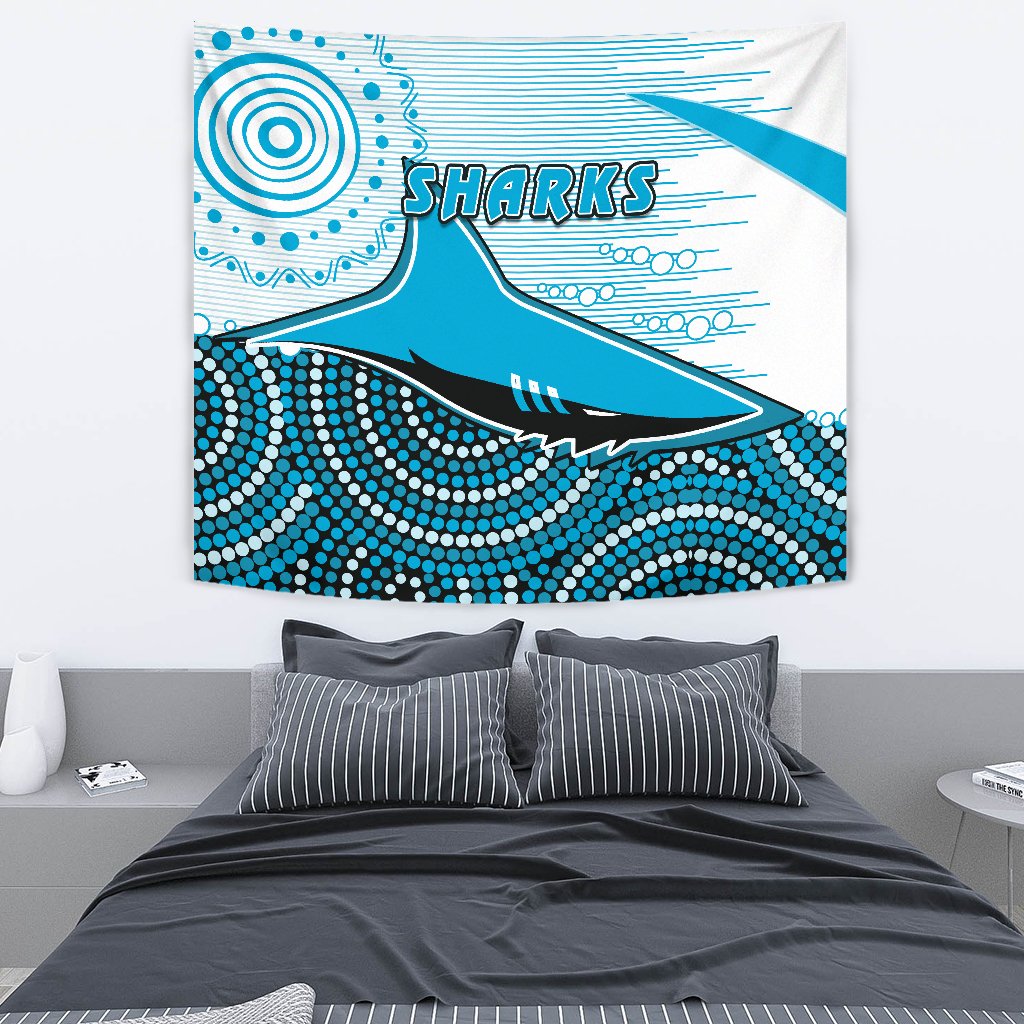 sharks-tapestry-cronulla-indigenous-unique
