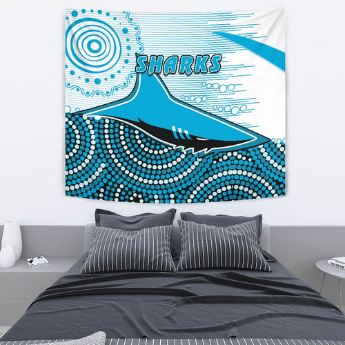 sharks-tapestry-cronulla-indigenous-unique