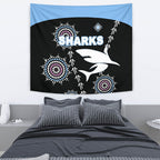 cronulla-tapestry-sharks-simple-indigenous-black