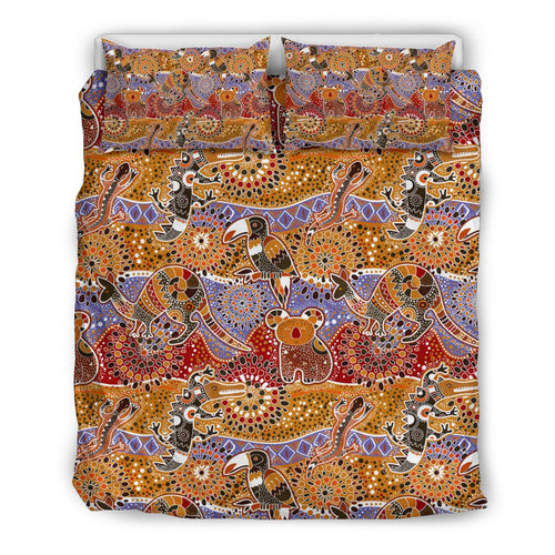aboriginal-bedding-sets-kangaroo-kookaburra-koala-patterns-ver02