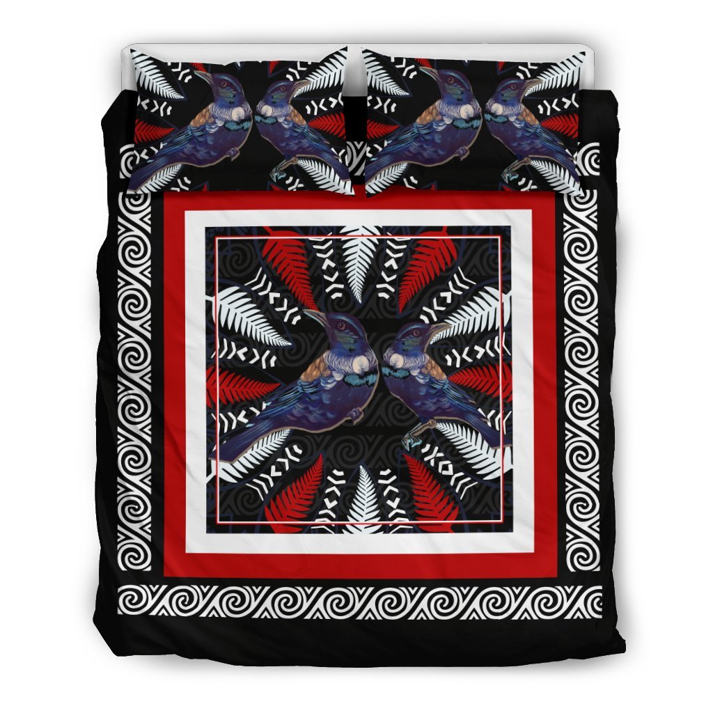bedding-set-new-zealand-tui-bird