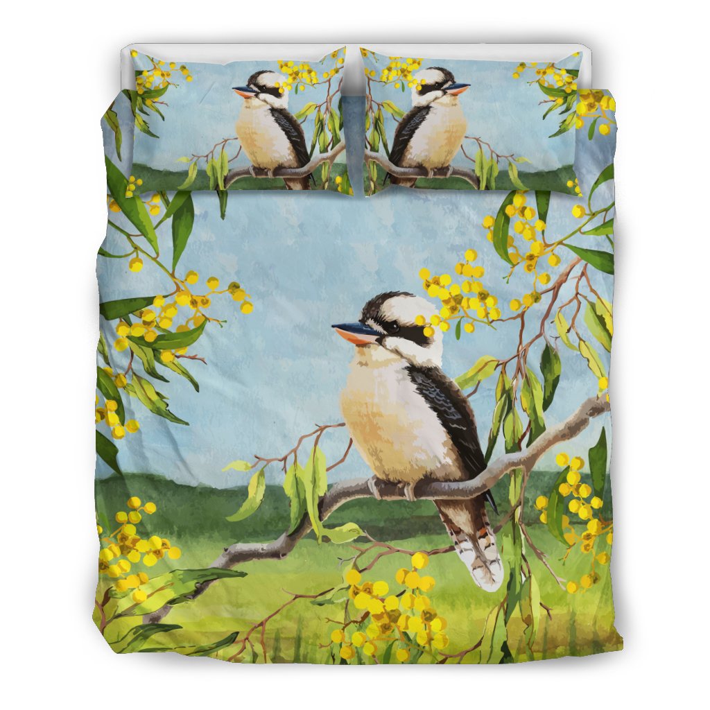 bedding-sets-kookaburra-bed-golden-wattle-landscape-art-sets