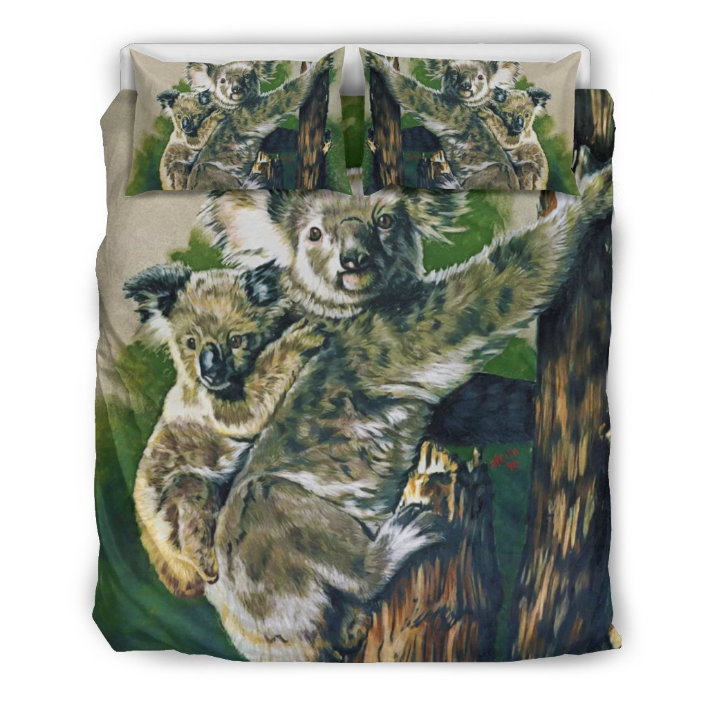 bedding-sets-koala-bed-family-happy-drawing-painting-sets