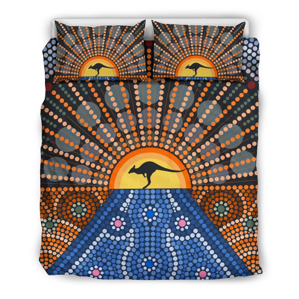 aboriginal-bedding-sets-kangaroo-sun-dot-painting