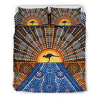 aboriginal-bedding-sets-kangaroo-sun-dot-painting