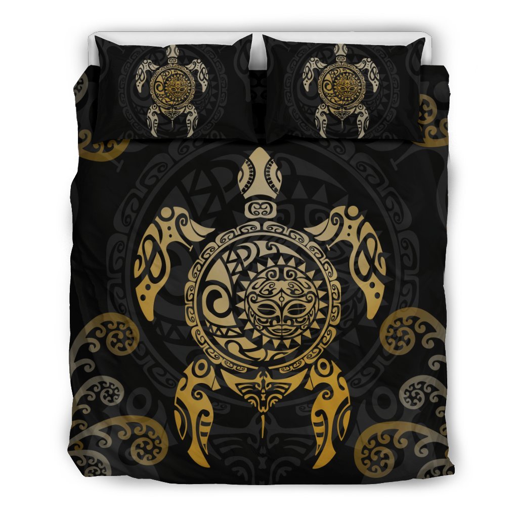 maori-turtle-bedding-set-koru-fern-gold