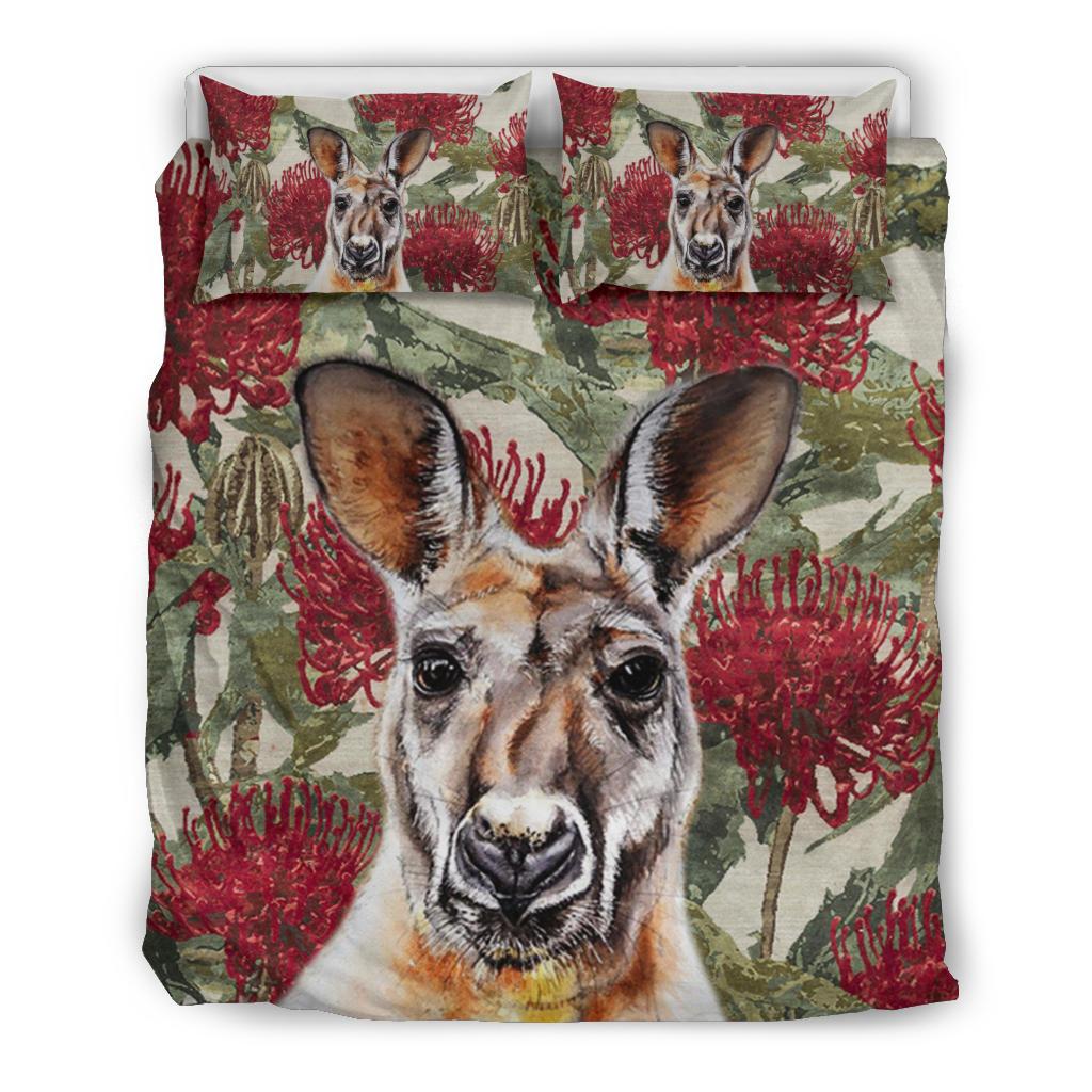 bedding-sets-kangaroo-bed-waratah-drawing-painting-sets