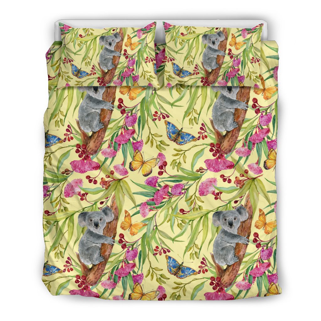 bedding-sets-koala-bed-butterflies-painting-sets