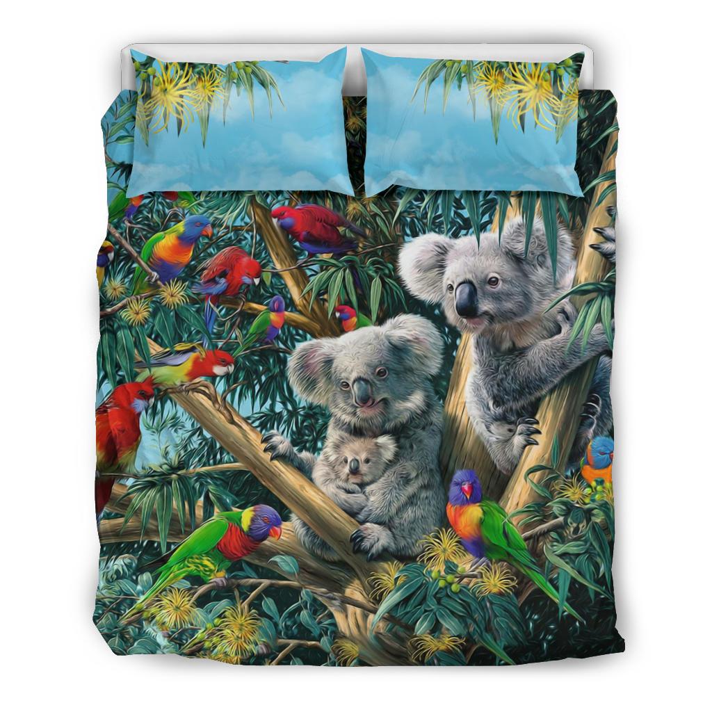 bedding-sets-koala-bed-family-kookaburra-painting-sets