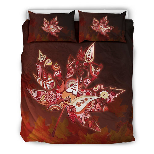 canada-maple-leaf-abstract-bedding-set