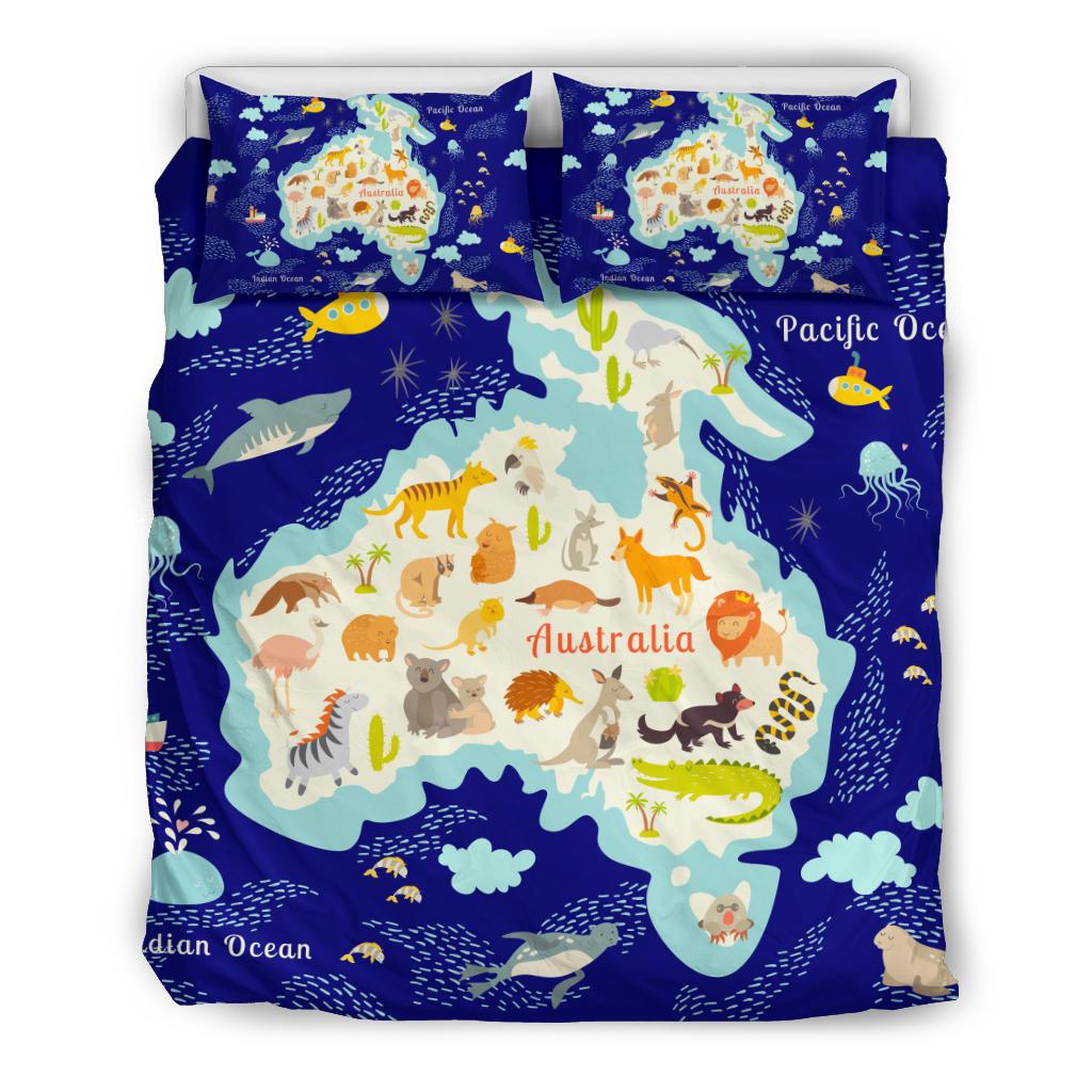 bedding-sets-australia-map-bed-animals-symbol-sets-ver01