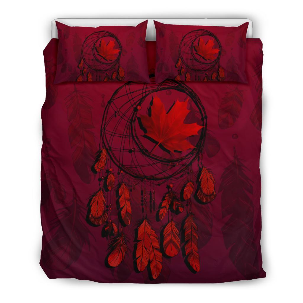 canada-maple-leaf-dreamcatcher-bedding-set