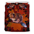 beaver-with-maple-canada-bedding-set